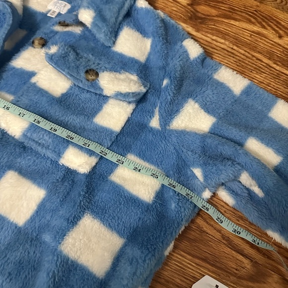 🆕 Time and Tru Women’s Faux Shearling Shacket XXL - Picture 12 of 14